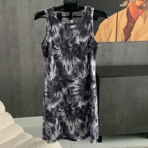 Gaiam Purple tie dye dress -  S